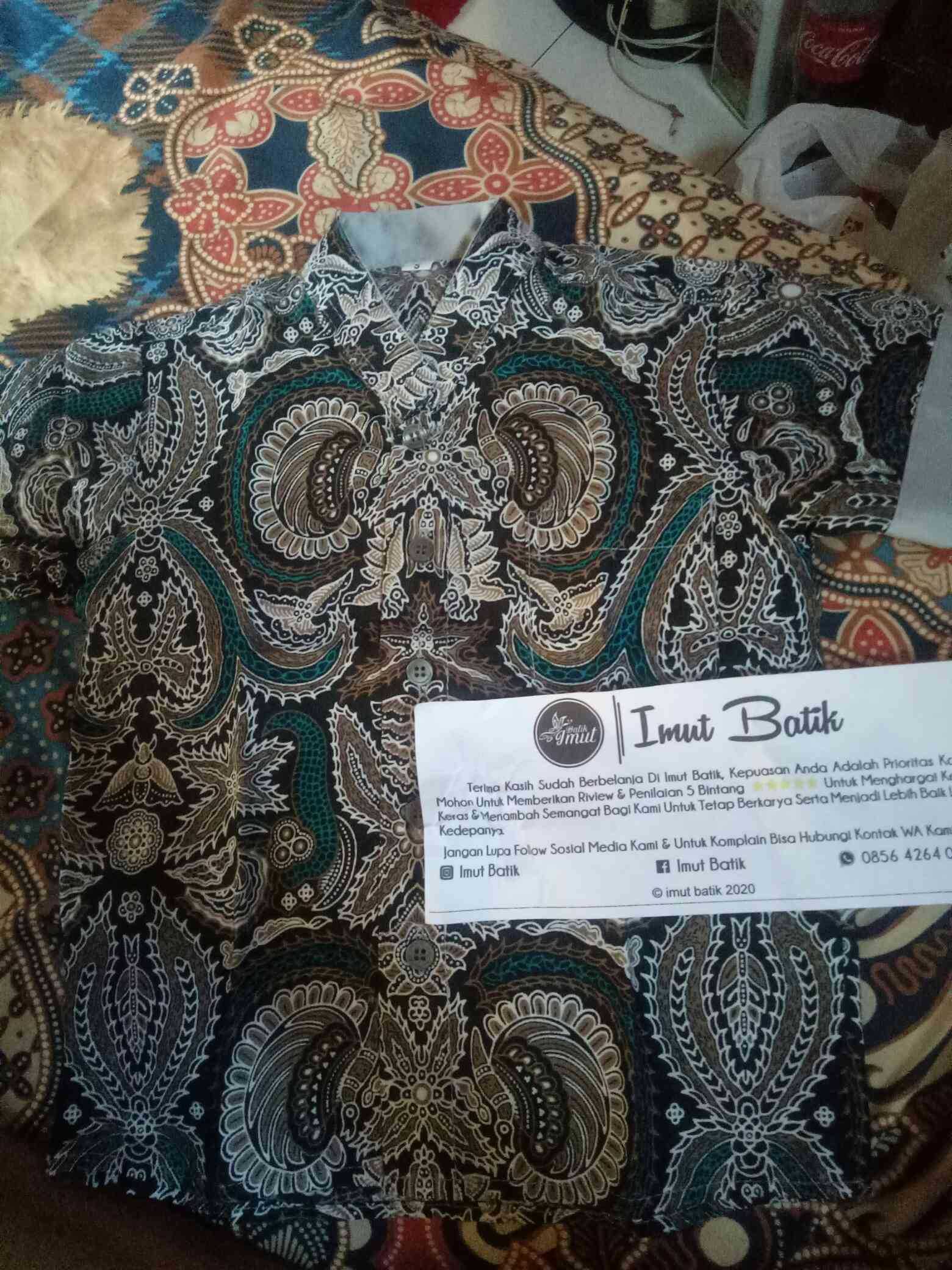 Imut Batik Kemeja Batik Anak Dan Ayah Motif Sidoasih