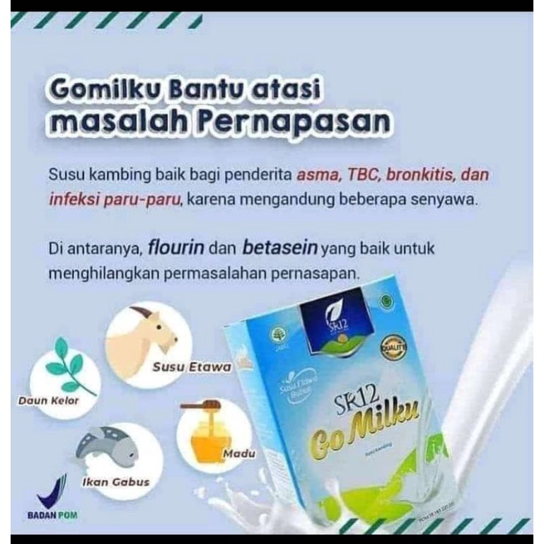 

GOMILKU SR12 SUSU KAMBING ETAWA