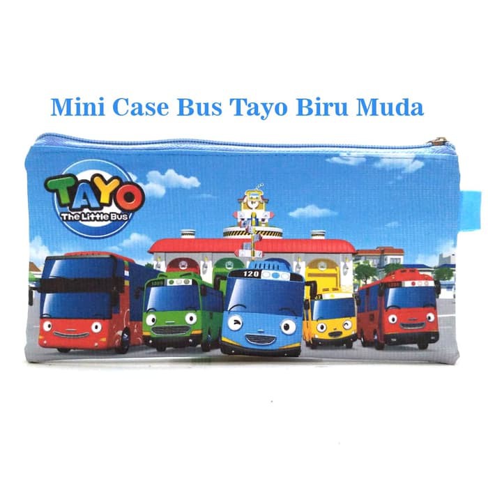 

Mini Case Character Bus Tayo Tempat Pensil Karakter Bus Tayo Organizer DA 6787