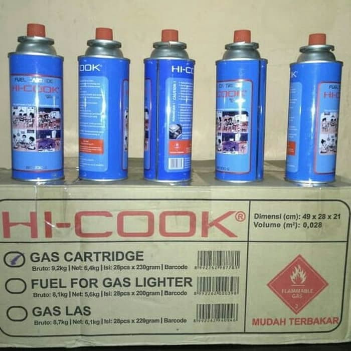 Gas kaleng tabung HICOOK portable