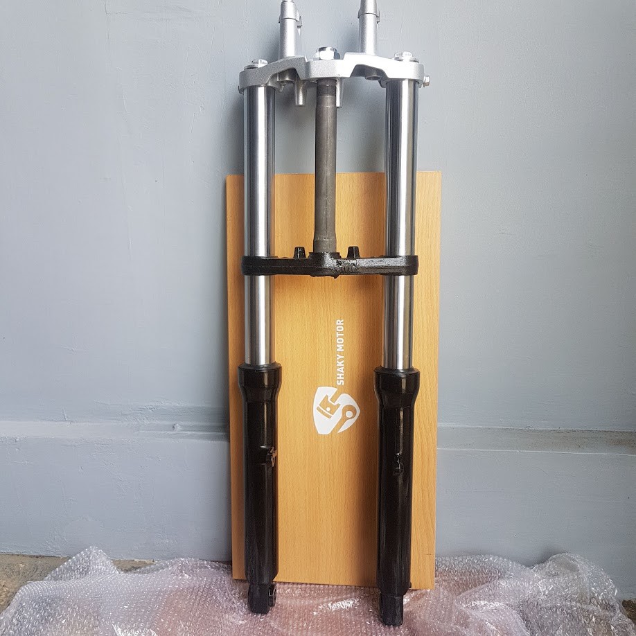 AS SHOCK DEPAN YAMAHA BYSON DAN NINJA 150 BISA PAKAI DI  RX KING SET KOMPLIT MERK ORI BARU