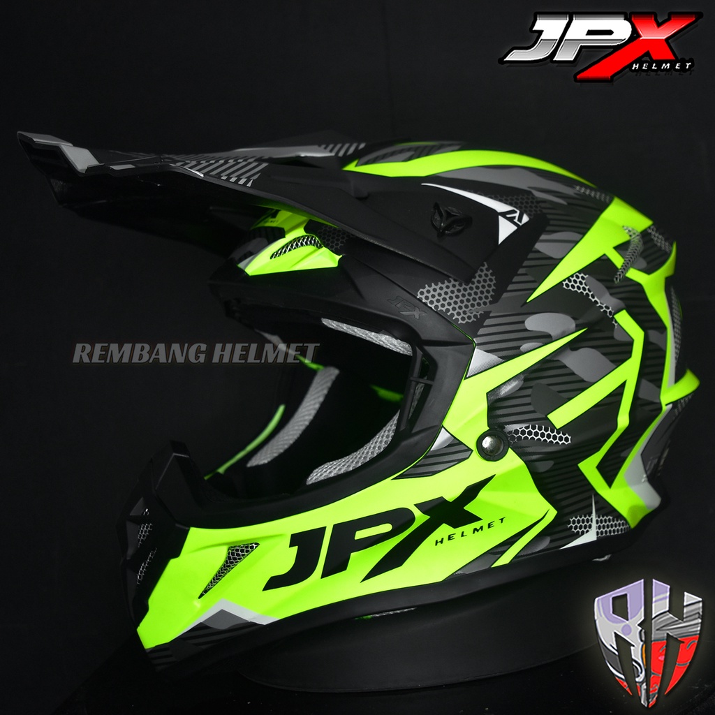 HELM JPX CROSS_FOX1 X35 - YELLOW DOFF PAKET GANTENG GOOGLE SNAIL HELM JPX KLX ORIGINAL HELMET MOTO TRAIL SUPERMOTO HELM FULL FACE MOTO CROSS TERBAIK-2