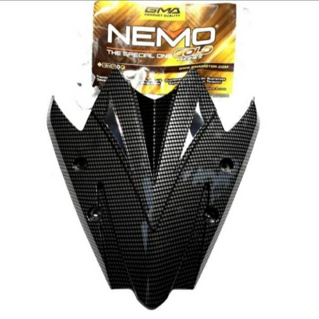 Visor wind shield carbon yamaha Aerox VVA 155 Nemo