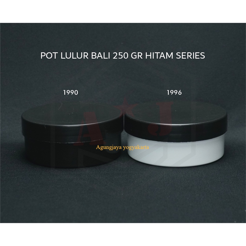 Pot Lulur 250 Gr Hitam
