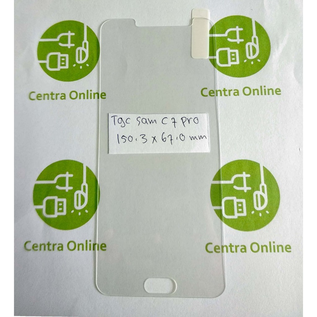 Tempered Glass Hippo Crystal Samsung C7 Pro Garansi Resmi