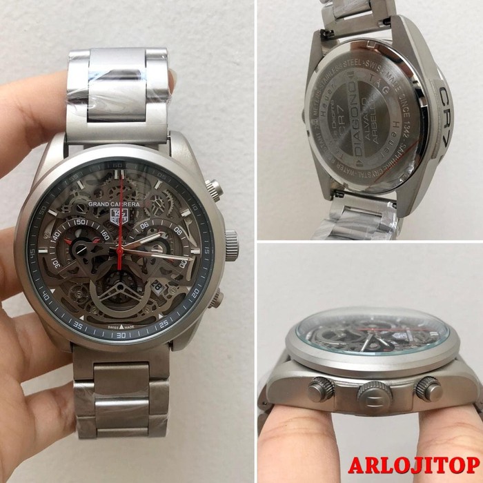 tag heuer grand carrera cr7 leather
