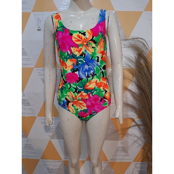 Baju Renang Wanita/Baju Renang Motif Bunga/Baju Renang 1 Set/Baju Renany Fres Body/Baju Renang Prelo