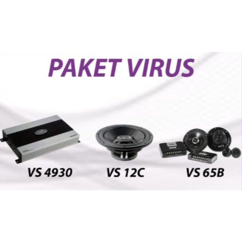 Paket Audio Mobil Harian 2way Venom Virus