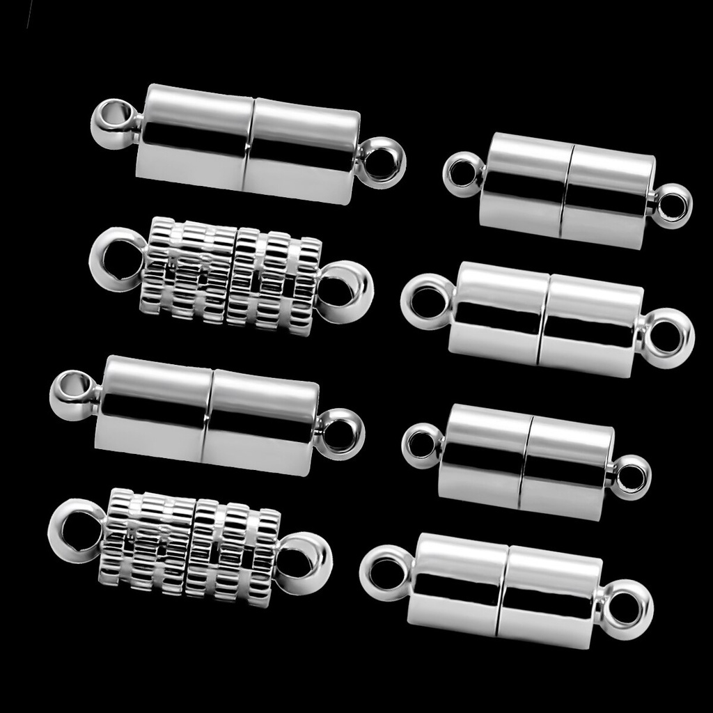 2 Set Konektor Clasps Magnetik Bahan Alloy Untuk Membuat Perhiasan Gelang Dan Kalung