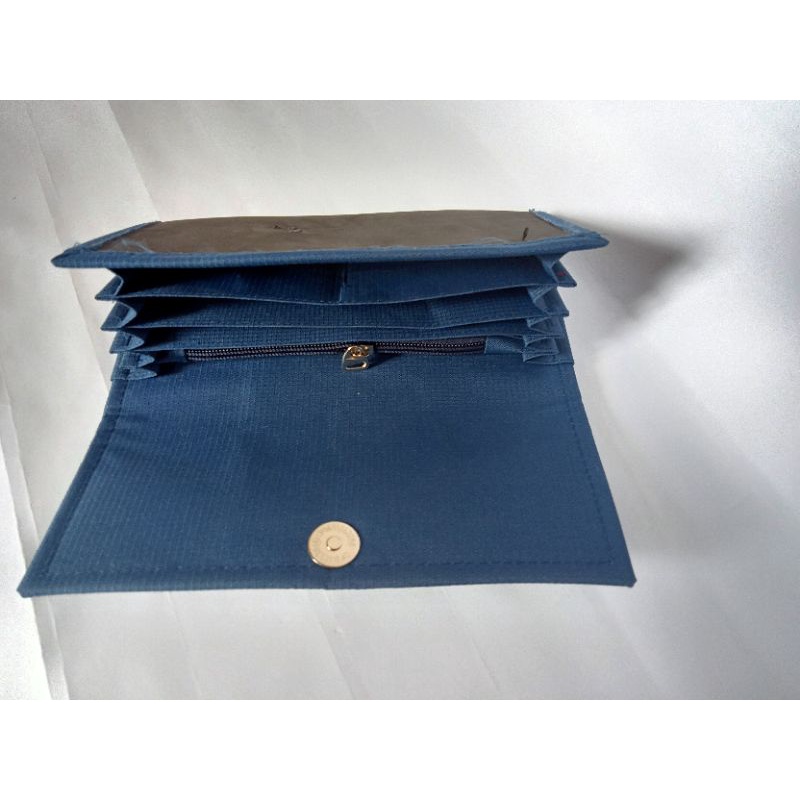 Inner Dompet Rajut Lipat + magnet size 20 x 11 cm || perlengkapan Craft Merajut Handmade