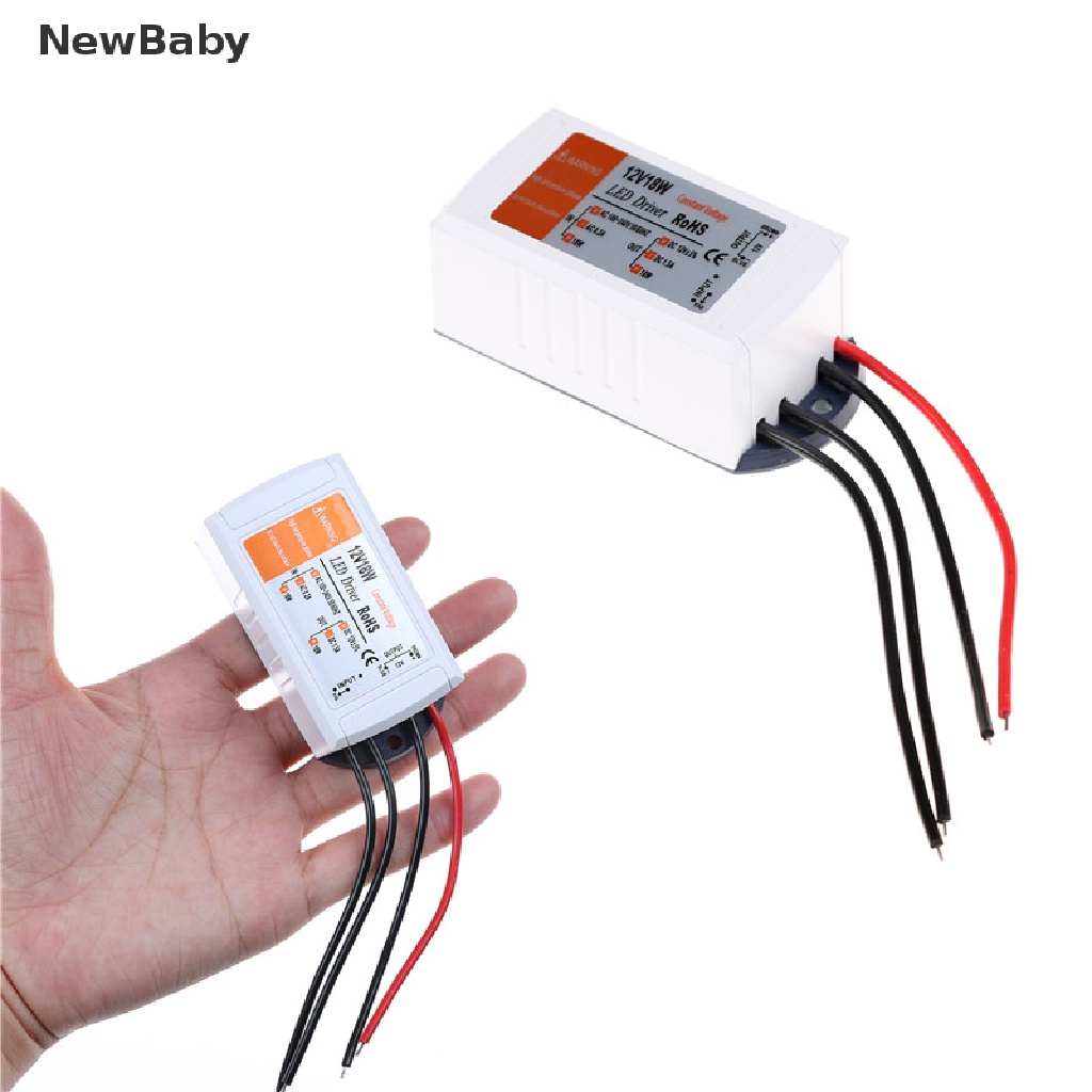 Newbaby adapter transformer power supply DC 12V 18W Untuk Lampu strip led