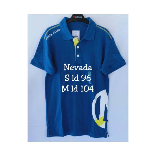 Kaos Kerah Cowok Dewasa Nevada