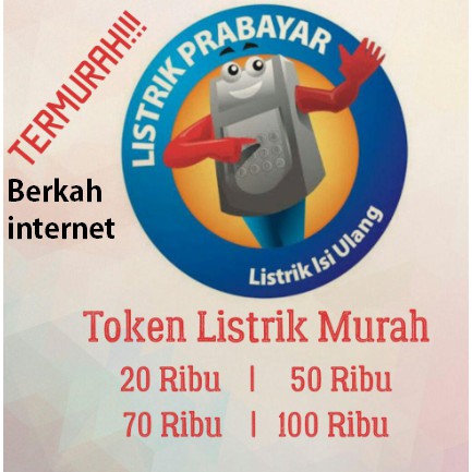 Promo TOKEN LISTRIK/PULSA ISI ULANG PLN 20 50 rb 100rb MURAH