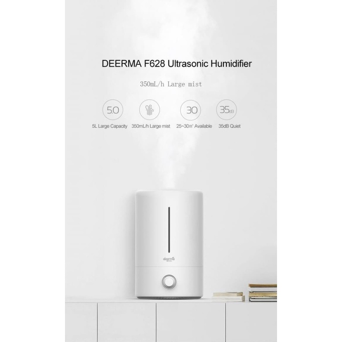 Deerma X24 F628 / F628S Air Humidifier Purifier Diffuser Capacity 5L - F628