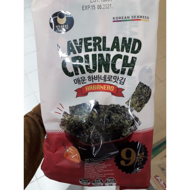 

LAVERLAND CRUNCH SEAWEED