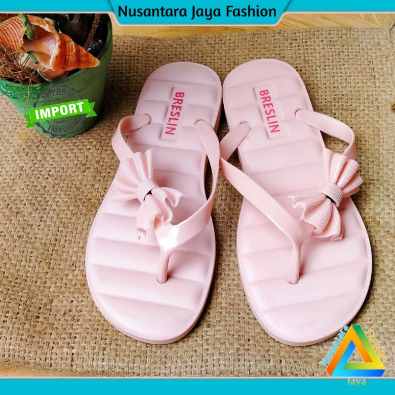 PREMIUM - Sandal Jepit Pita Wanita Import / Sandal Wanita Jelly Teplek 1206-3 1069-1