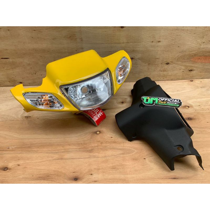 BATOK KEPALA F1ZR / YAMAHA FIZ R-FULL SET LAMPU &amp; SEIN / VEGA R LAMA KUNING