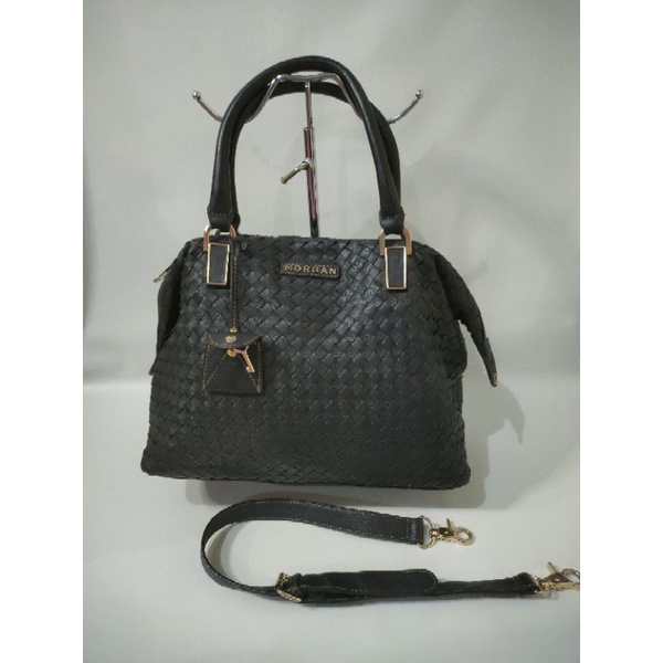 Morgan de Toi Woven Leather Bag