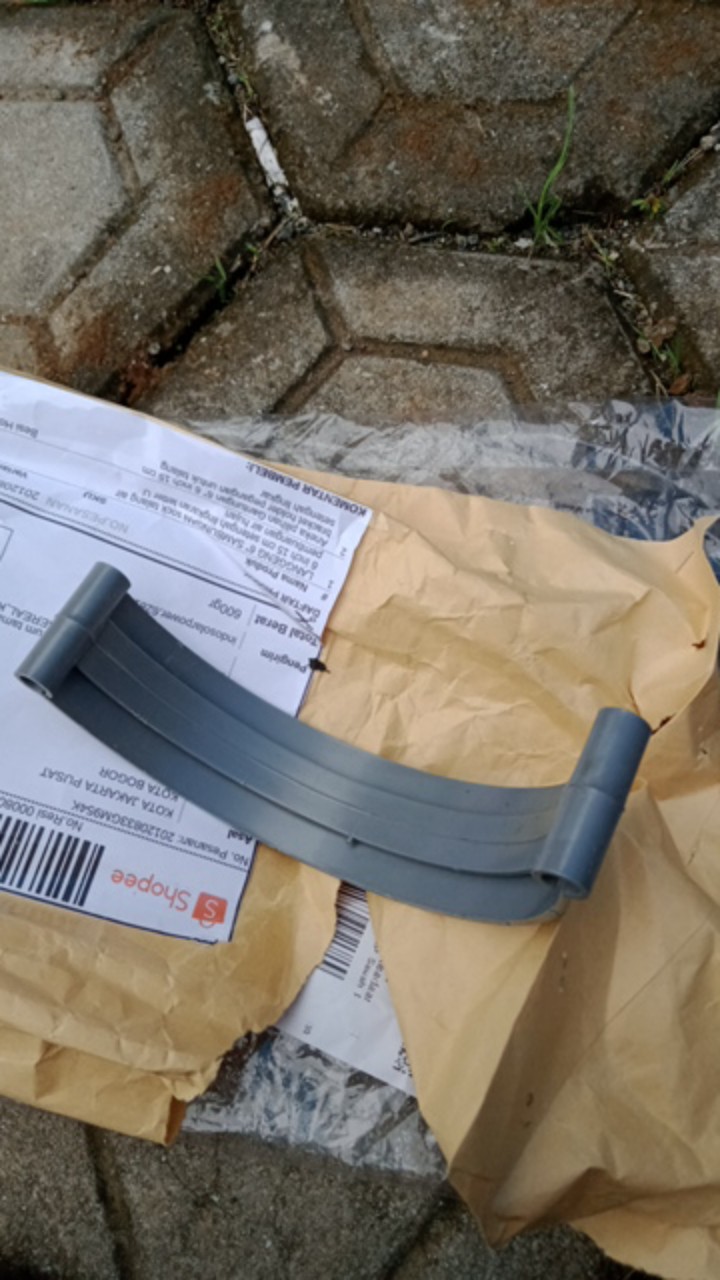 Langgeng 6 Sambungan Sock Talang Air  6 Inch 15 Cm Setengah Lingkaran Letter U Pembuangan Air Hujan