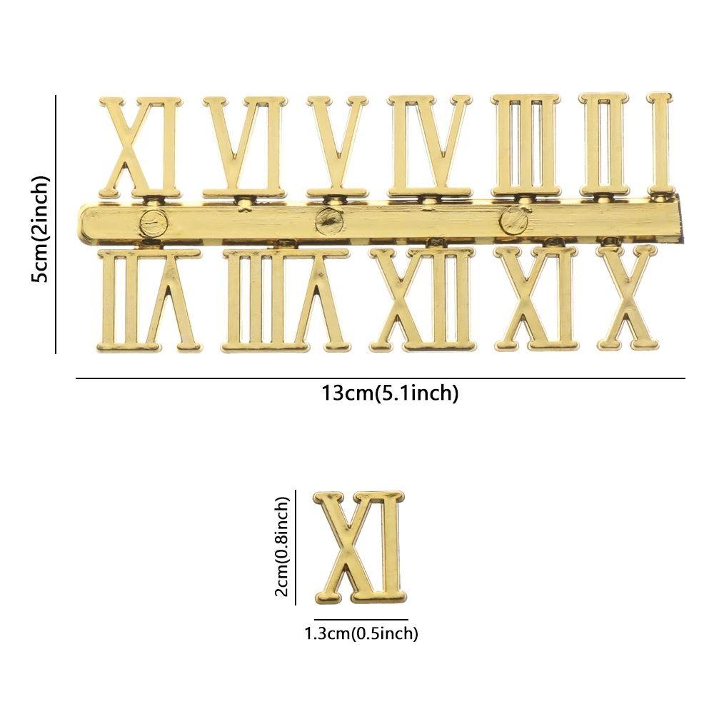 QUINTON Suku Cadang Jam Rumah Modern Handmade Bahan Memulihkan Angka Romawi Digital Quartz Dekorasi Alat Perbaikan Digital