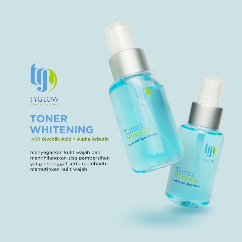 TyGlow Toner Extra Whitening / toner wajah super BPOM original