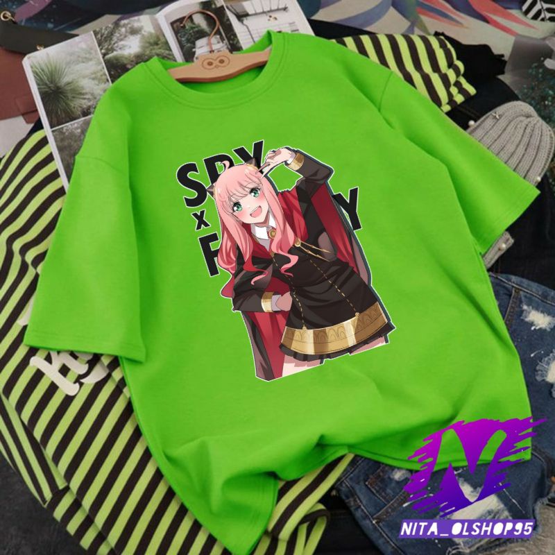 kaos anak anya forger lucu baju anime spy x family baju anya lucu