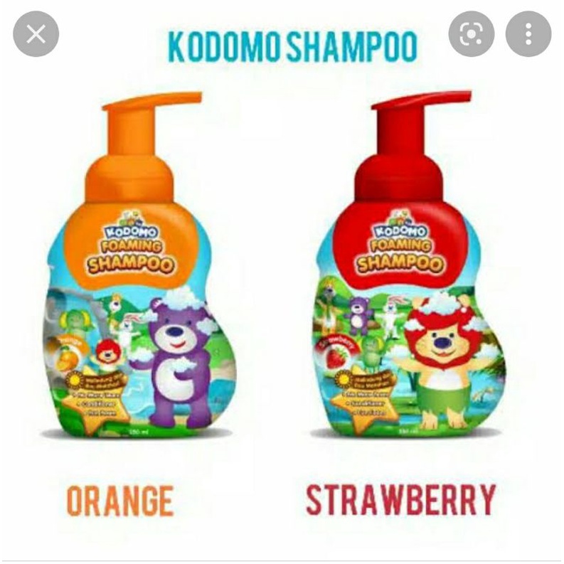 kodomo foaming shampoo