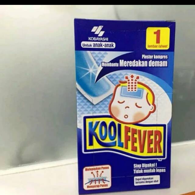 

Kool Fever anak box isi 12lembar