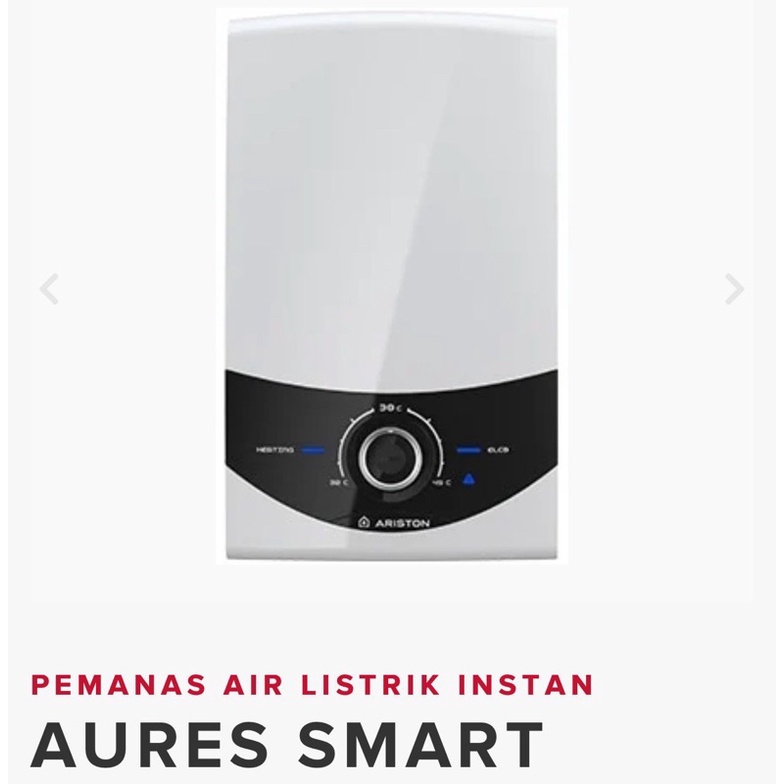Promo Water Heater Listrik Instant Ariston tipe Aures Smart