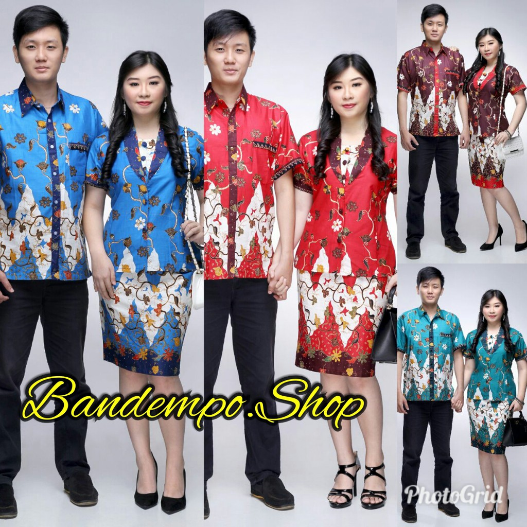 Best Seller Sarimbit Couple Batik Rok N Blus Wanita Alena Zigzag N5bZErCOlEEQ3