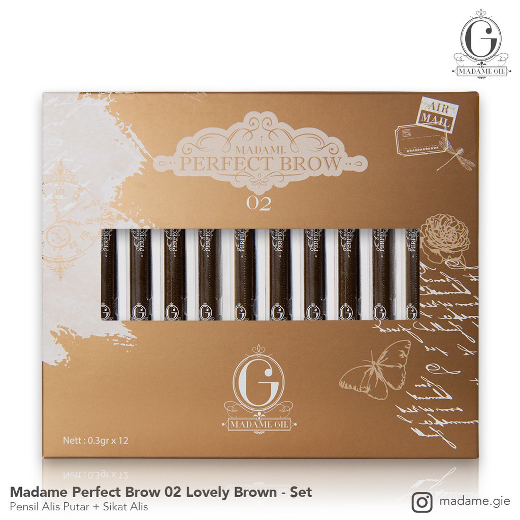 Madame Gie Perfect Brow - MakeUp Pensil alis Matic