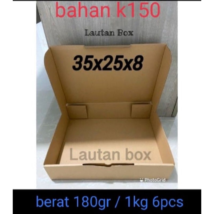 

dus 35x25x8 die cut box pizza roti kue murah