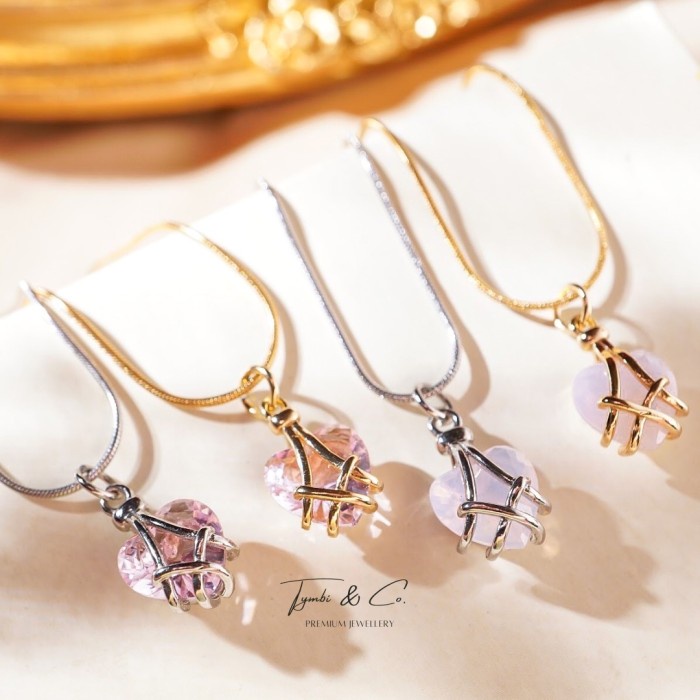 TYMBI&CO- BARBIE DIAMOND CASTLE NECKLACE