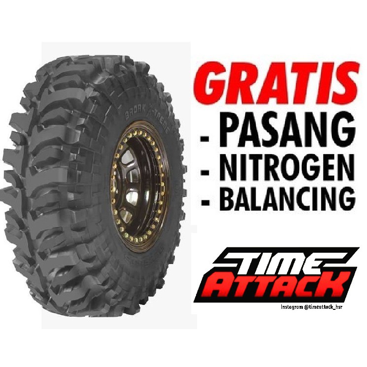 Ban Mobil Offroad 35 10,5 Ring 16 Merk Accelera Badak X-treme Ban Badak R16 - TIME ATTACK BOGOR