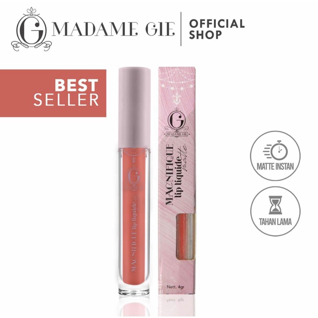 [ORI] [BPOM] Madame Gie Magnifique Lip Liquide Matte Classic Series - MakeUp Lip Cream Lipstik