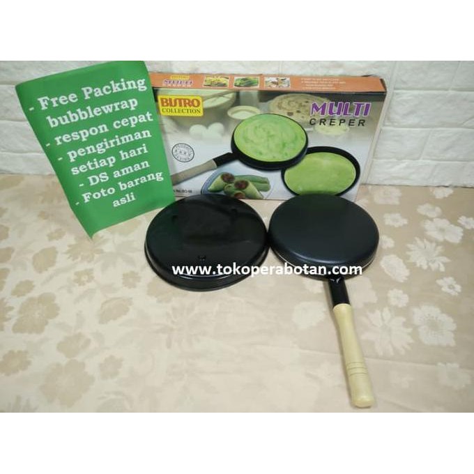 DIJAMIN TERMURAH Crepe Pan Bistro / Multi Creper Pan Bistro / Wajan Kwalik Bistro PALING MURAH