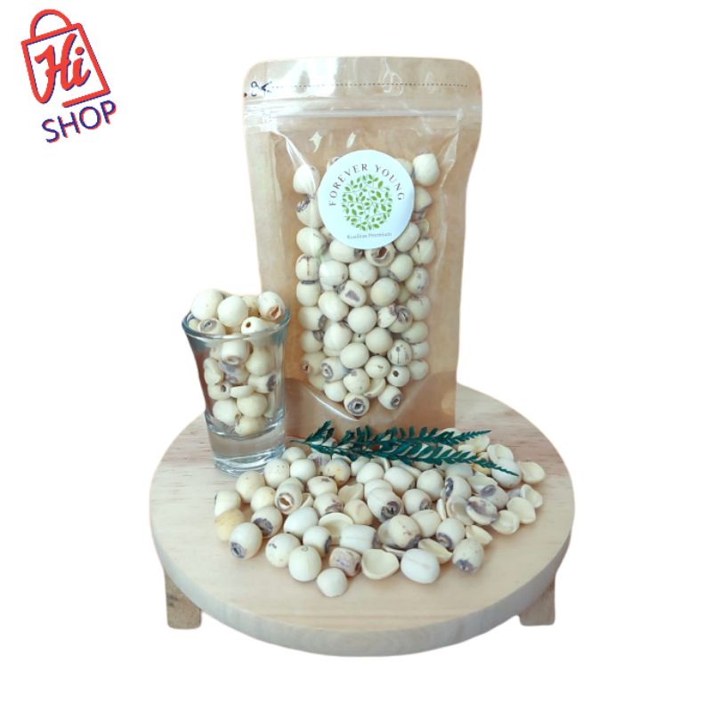 

Superfood Herbal Biji Teratai Kering White Lotus Seed Lian Zi Kualitas Premium