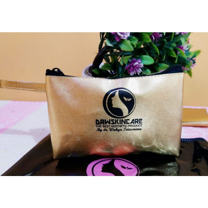 Pounch Drw Skincare / pounch murah / pounch custom / dompet drw Skincare / Pounch make up