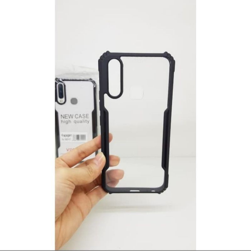 Softcase Clear Armor Bumper Transparant VIVO Y12/Y15/Y17 New