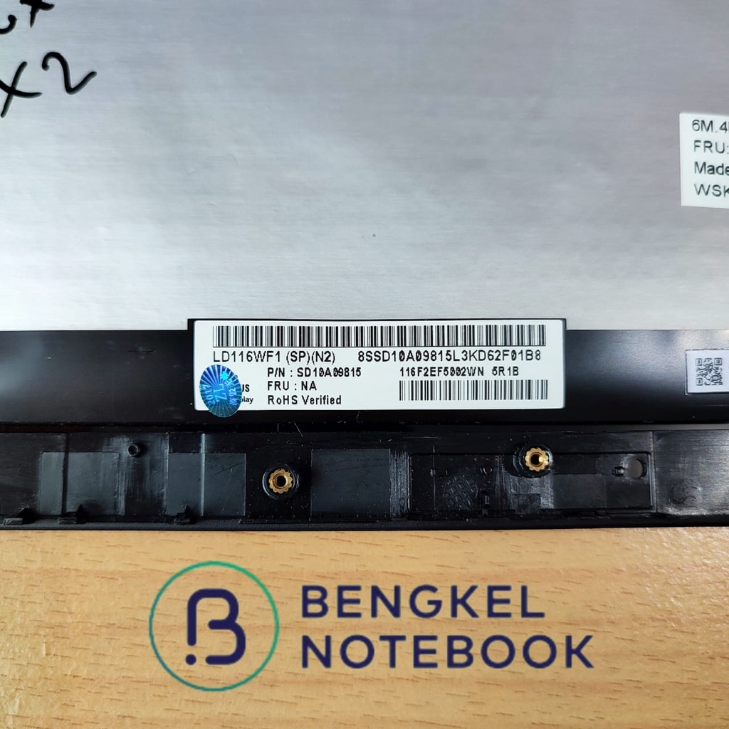 LCD Touchscreen Lenovo Thinkpad Helix X2 B116HAN03.3 with frame 1920x1080 30pin