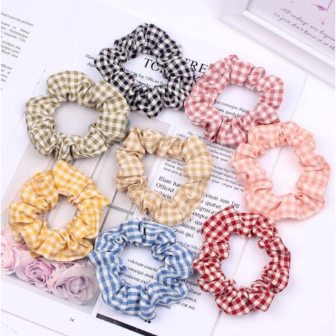 Ikat Rambut Model Gadis Eropa Scrunchie Hair Accessories J135