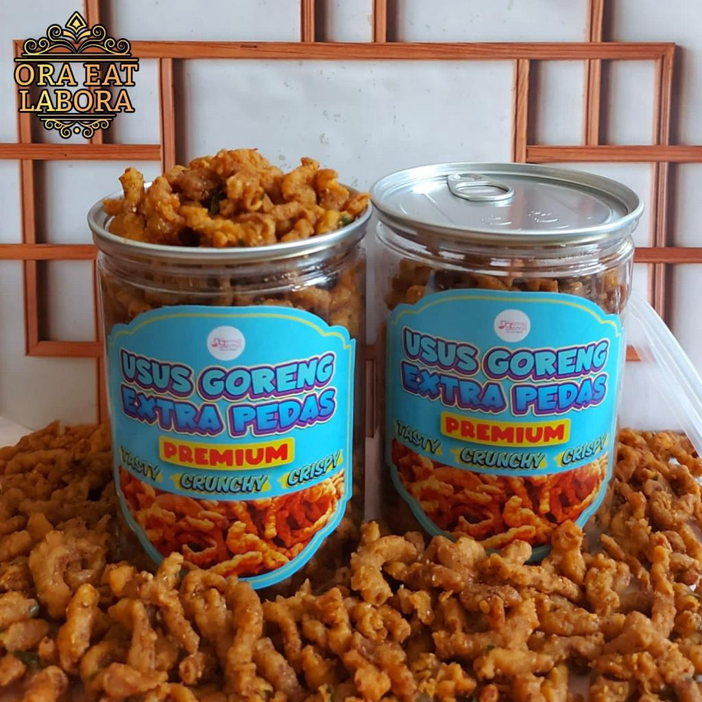 

Can Kerupuk Usus Goreng Extra Pedas Krupuk Usus Pedas Kualitas Premium - Ora Eat Labora