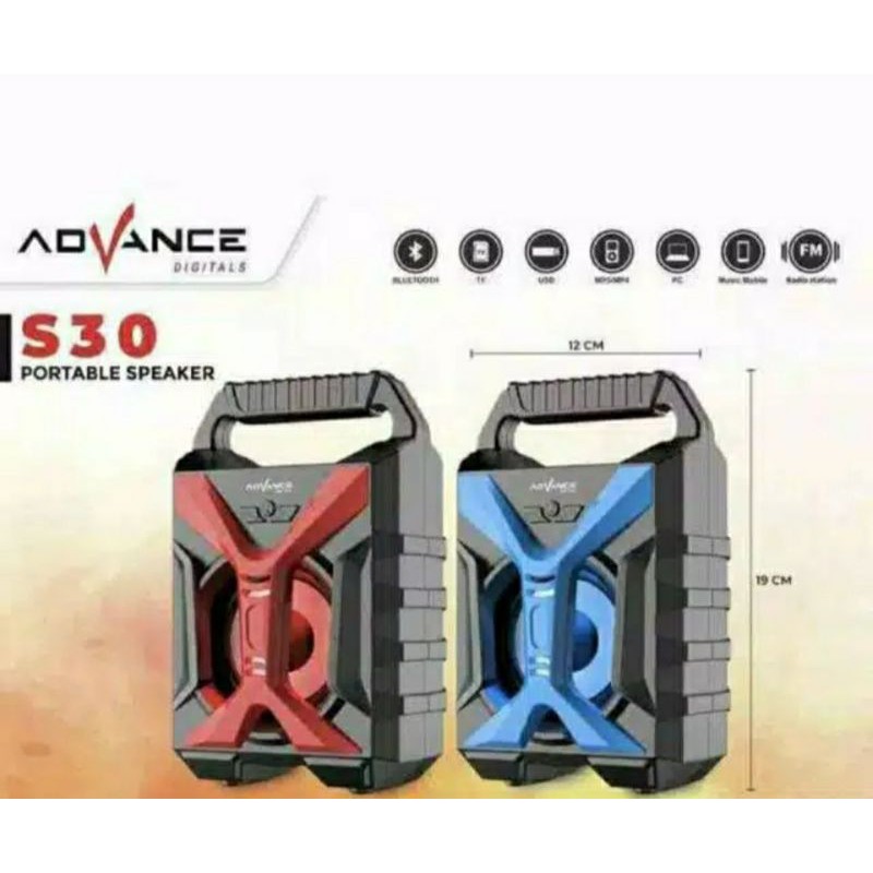 ADVANCE PORTABEL SPEAKER S-30