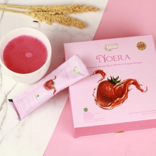 Noera Collagen Drink Minuman Kolagen Strawberry Original BPOM Colagen