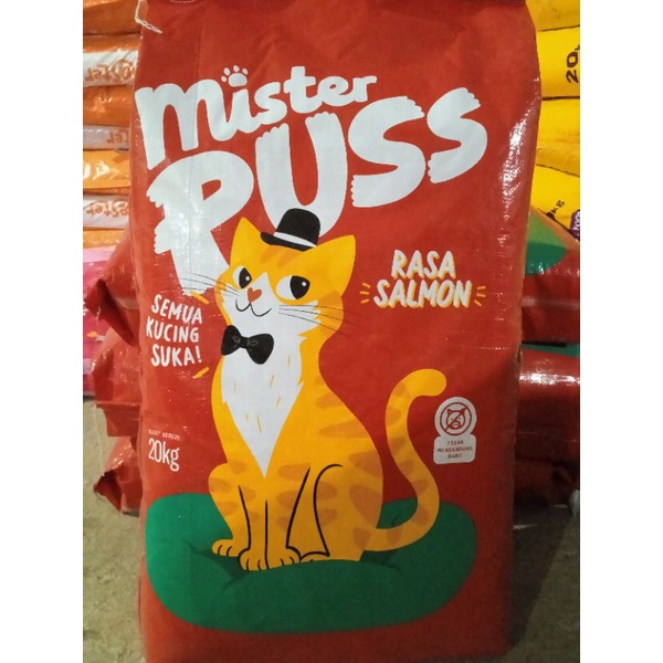 mister puss (paket 5kg) kemasan freshpack rasa salmon