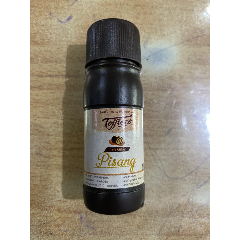 

Toffieco essence banana 25gr / Perisa banana pisang