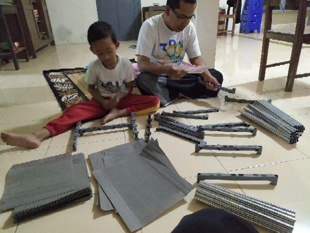 Rak Buku Serbaguna Rak Portable (mudah Dibongkar Pasang)