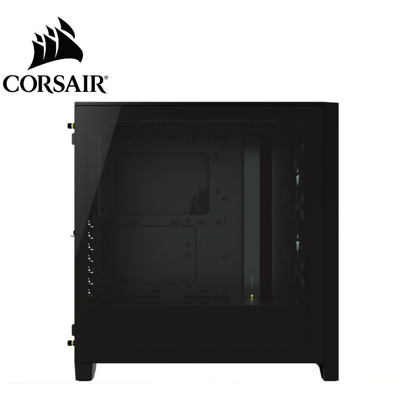 Corsair iCUE 4000X RGB Tempered Glass Mid Tower ATX Case Black