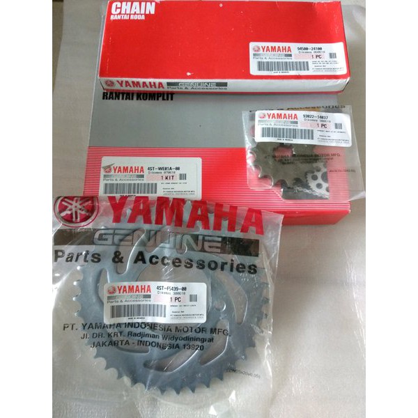 asli Gear Set-Gir Set Yamaha F1ZR Asli bermutu