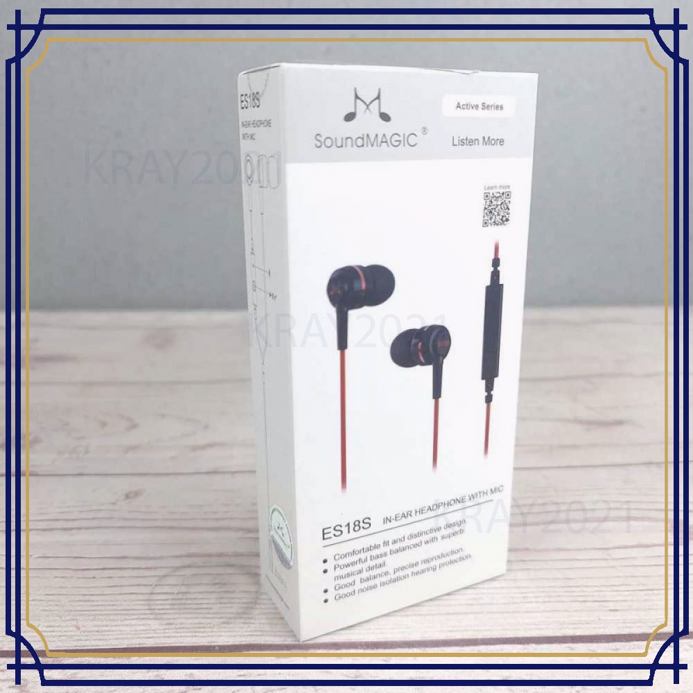 Earphones In-ear Sound Isolating Powerful Bass Mic - EP494